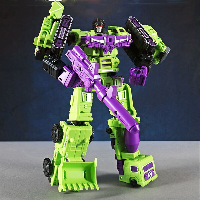 Transformation WEIJIANG Action Figure Toys Devastator 6in1 Robot Deformation Car Robot KO Small Proportion Gift Collectible