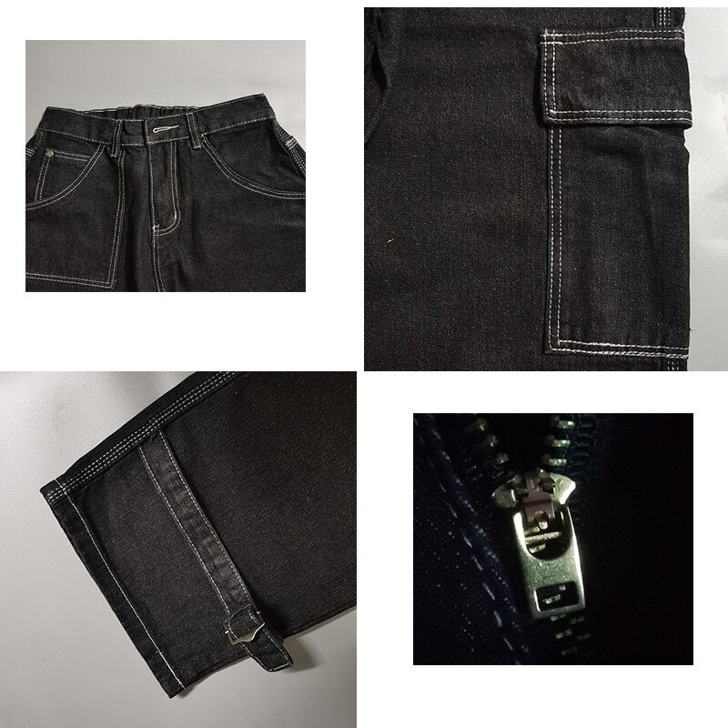 New Loose Straight Baggy Denim Pants men Wide Leg Jeans Mens 2022 Fashiong Hip Hop Streetwear men's jeans casual skateboard pant