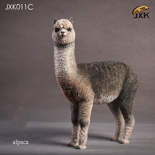 1/6 Scale Figure Scene Animal Model Resin Alpaca Static Decoration For 12'' Action Figure Dolls DIY Display Jxk011