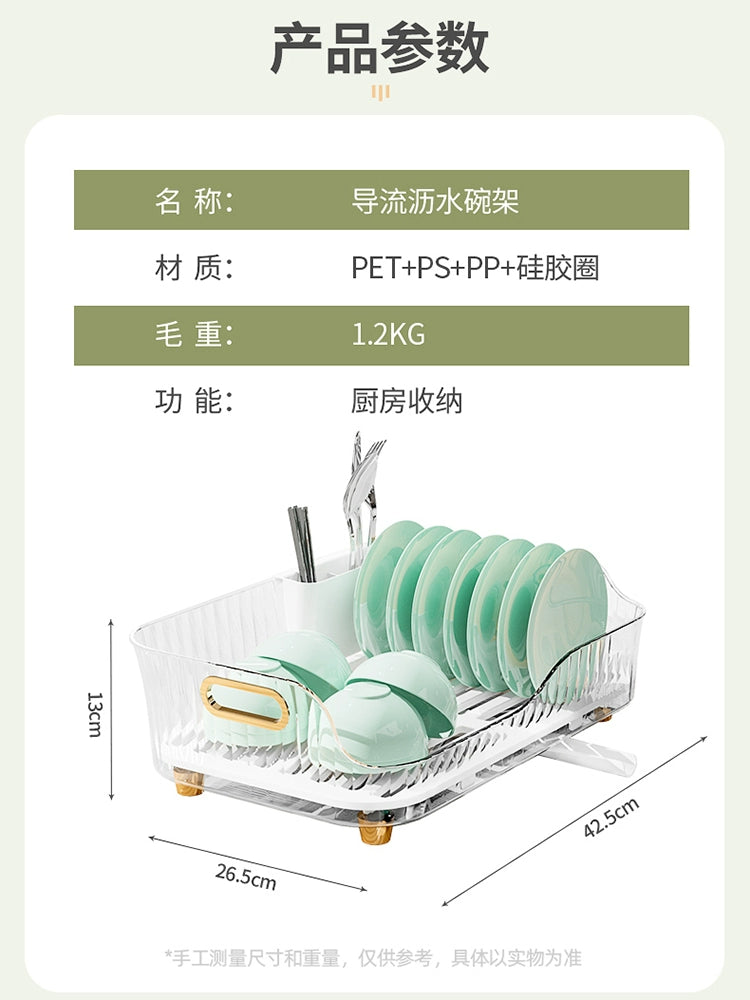 Accessible Luxury Kitchen Storage Rack Bowl Dishes Bowl Plate Storage Rack Draining Rack For Home Table Top Bowl Rack Tableware Storage Box