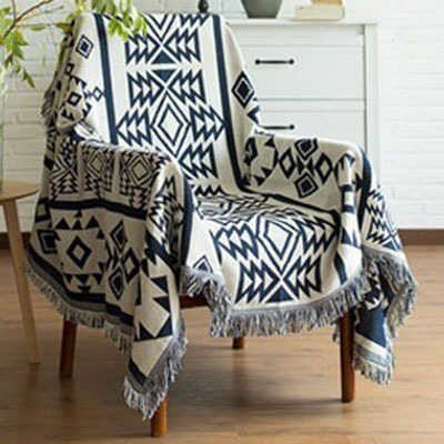 Knitted Throw Blanket Sofa Quilt Luxury USA 130x180cm Bedspread Chair Couch Table Cover Carpet For Home Hotel Travel Camping