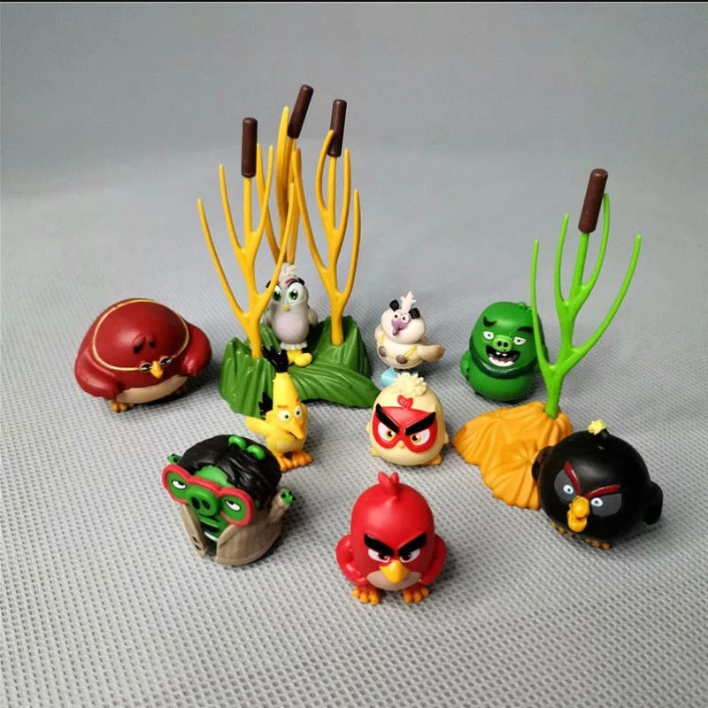 Hasbro Animation Cartoon Angry Bird Cute Doll Children's Scene Doll Gifts Toy Model Anime Figures Collect Ornament for Kids Gift