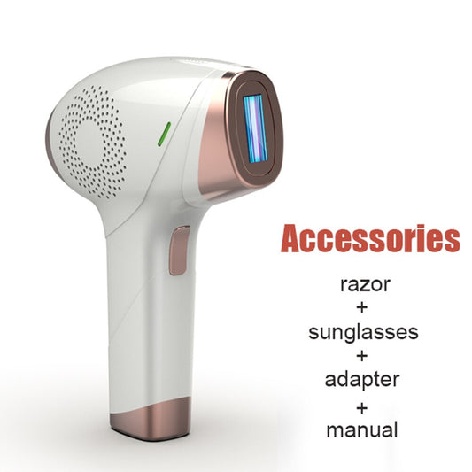Double Freezing Point Painless Hair Removal IPL Laser for Women Permanent Legs Skin Facial Diode Rejuvenation Ice Cool Depilator