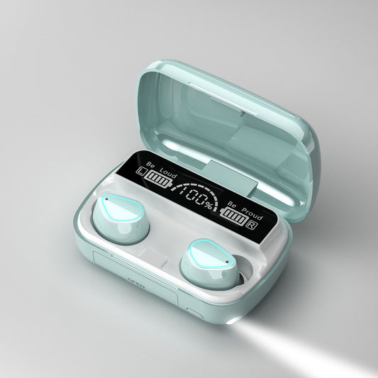 M30 Headphones Tws Bluetooth Earphones 5.2 9D Stereo with Flashlight Wireless Earbuds Waterproof Noise Reduction Headset