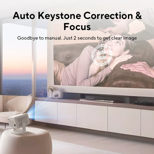 Magcubic Native 1080P 650ANSI 4K Android 11 L018 360° Projector With Auto Keystone Focus Air Mouse Wifi6 BT5.2 Portable Outdoor