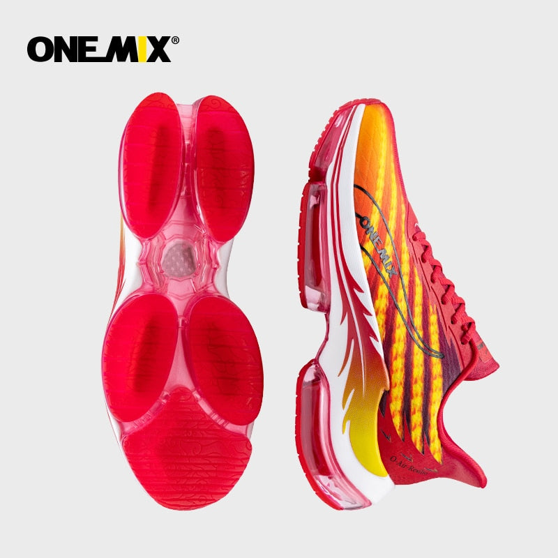 ONEMIX Fashion 2023 Running Shoes for Men Air Cushion Athletic Couple Trainers Sport Runner Shoes Outdoor Women Walking Sneakers