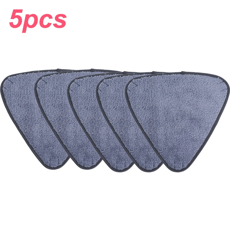 1/10pcs Triangle Microfiber Mop Pads Large Glass Microfiber Sweeping CleaningCloth Dust Mop Replacement Head Pads Clean Tool