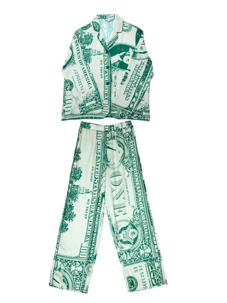 Silk Pajamas Women's Summer Ice Silk Leopard Print Sexy High-end Luxury Casual Home Wear Ladies Long-sleeved Trousers Suit