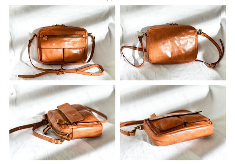 PNDME fashion luxury natural genuine leather ladies party messenger bag outdoor weekend daily real cowhide women's shoulder bag