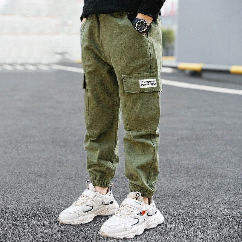 Kids Pants Boys Casual Pants Kids Clothing Cotton Boys Long Trousers Children Boys Clothing Sport Girls Pants Spring 3-16years