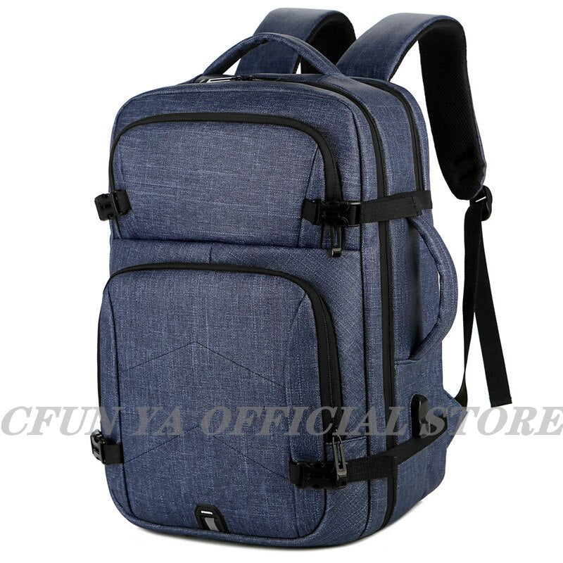 Luxury Large Business Backpack For Men Women 15.6" Laptop Bag USB Schoolbag Rucksack Computer Backbag Mochila Travel Daypack