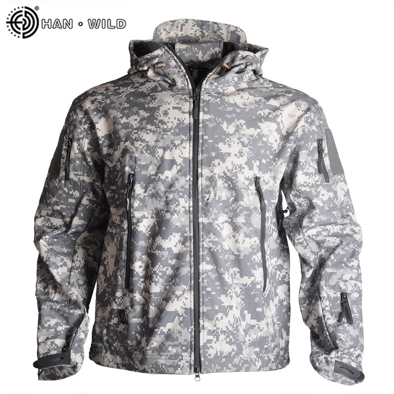 Army Clothing Men's Military Fleece Jacket Safari Airsoft Tactical Men Clothing MulticamTracksuits Camouflage Windbreakers 5XL