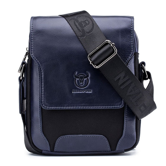 Genuine Leather Shoulder Bag 2020 Luxury Men's Cross-Body Messenger Male Causal Business Handbag Travel Day Pack Unisex