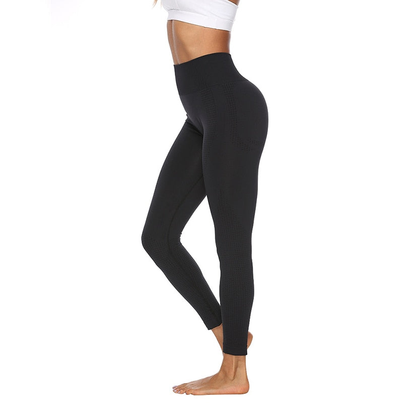 14 Colors High Waist Seamless Leggings For Women Solid Push Up Leggins Athletic Sweat Pants Sportswear Fitness Leggings