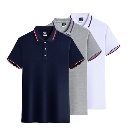 High Quality Solid Color Three-Pack Polo Men Shirt Casual Polo Shirts men's Short Sleeve Polo Shirt 2021 New Arrival Polos Shirt