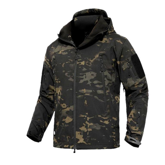 Army Clothing Men's Military Fleece Jacket Safari Airsoft Tactical Men Clothing MulticamTracksuits Camouflage Windbreakers 5XL