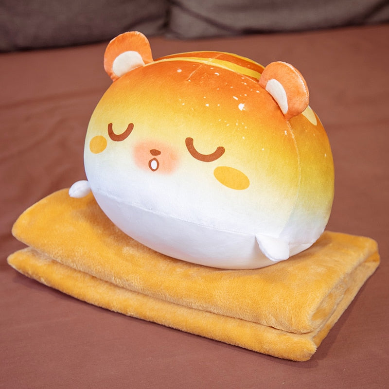 Cute Stuffed Bread Animal Plush Toy Cartoon Animal Shiba Inu Dog Bear Doll Soft Nap Sleeping Pillow Cushion Girls Gift