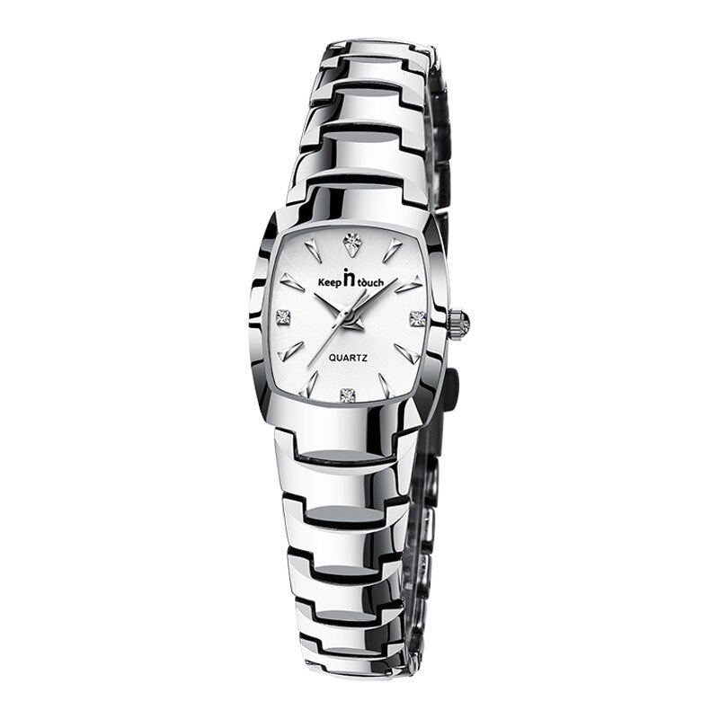 Montre Femme Fashion Square Small Dial Watch For Women Japanese Quartz Movement Stainless Steel Ladies Watch Luxury Woman Watch