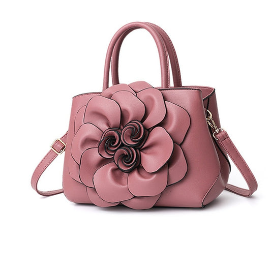 Elegant Women Handbags, Tote Bag, Three-Dimensional Flower Shoulder Designer Bag, Ladies Messenger Crossbody Bag, Party Purse Bolsa Feminina www.chishtismart.com