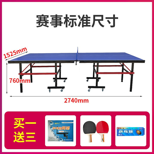 Household Indoor Outdoor Table Tennis Table Folding Standard Table Tennis Table