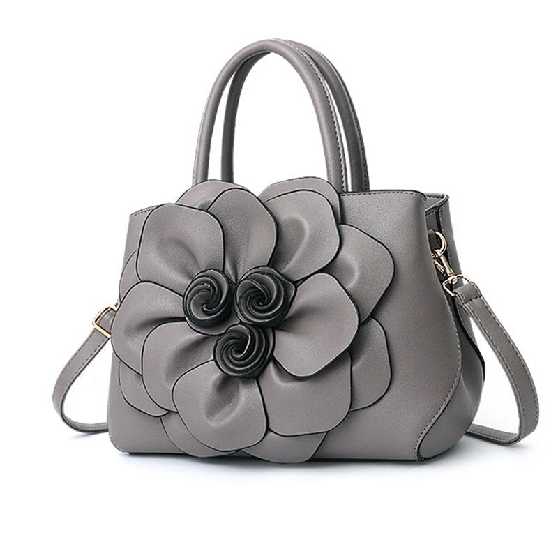 Elegant Women Handbags, Tote Bag, Three-Dimensional Flower Shoulder Designer Bag, Ladies Messenger Crossbody Bag, Party Purse Bolsa Feminina www.chishtismart.com