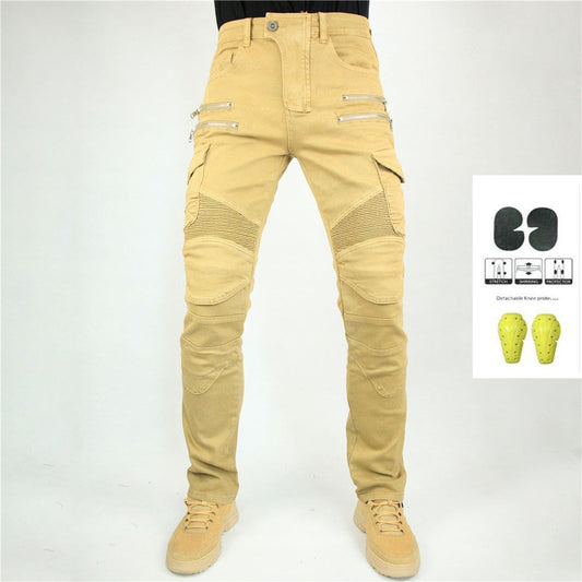 Komine New Motorcycle Pants Moto Men's Motocross Casual Riding Motorbike Touring Motocycle Street Jeans Trousers Protective Gear