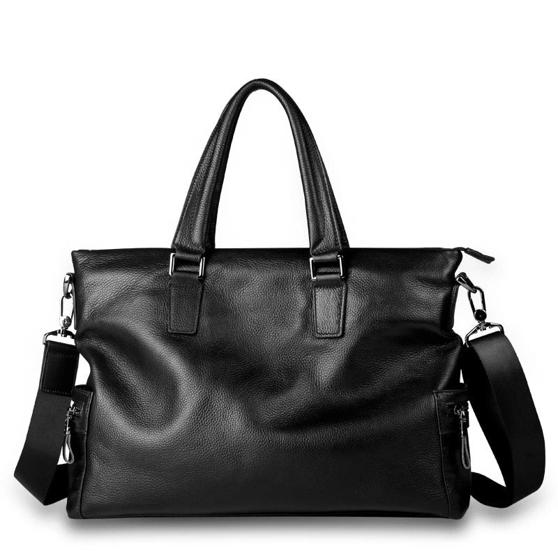 Men Briefcase Genuine Leather Laptop Bag Men's Messenger Fashion Business Male Handbags Shoulder Bags Men Briefcase Tote Bag