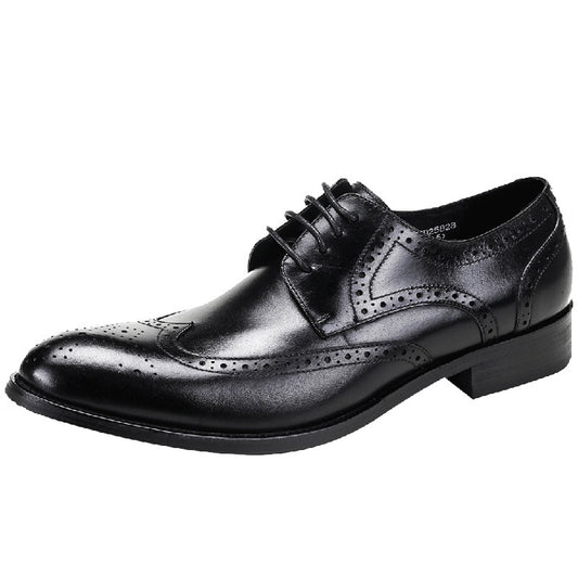 Desai 2022 New Men Dress Handmade Shoes Genuine Leather Male Oxford Italian Classic Vintage Lace-up Men's Brogue Shoes Oxford