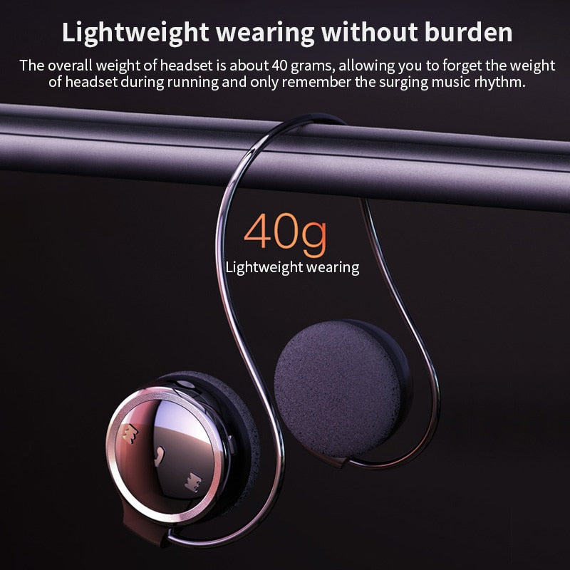 Wireless headphones MP3 Player Wireless Bluetooth earphone music headset sport portable MP3 Player walkman headphones for Phone