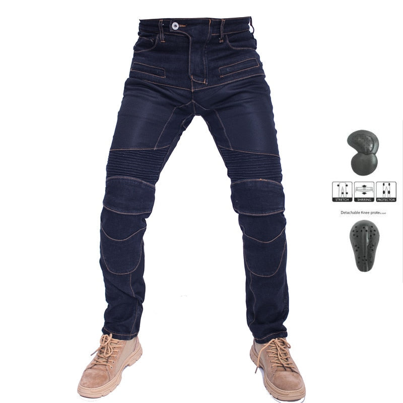 Jeans - Jeans Leisure Motorcycle Men Off-road Outdoor Jean/cycling Summer Pants With Protect Equipment
