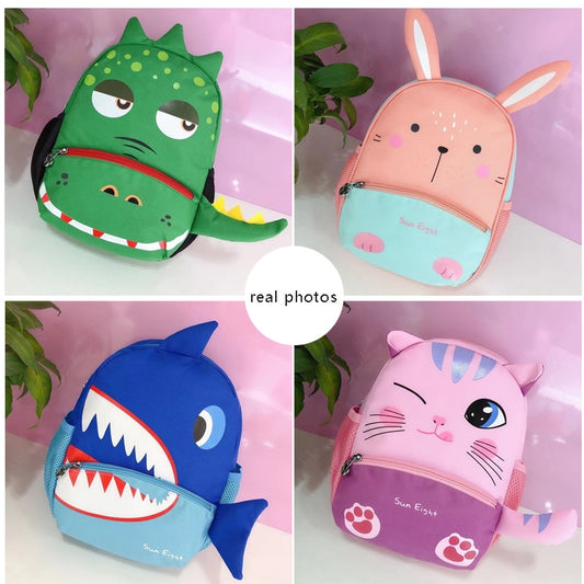 SUN EIGHT For Baby 2-5 Year Old Cute Little Kid Kindergarten Bag Child Backpack School Nylon Bags Lovely Children Backpack