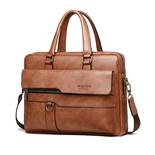 Vintage PU Leather Bag Men's Handbag Messenger Bag Men Shoulder Bags Male Laptop Briefcase Bag Casual Men Handbags for men