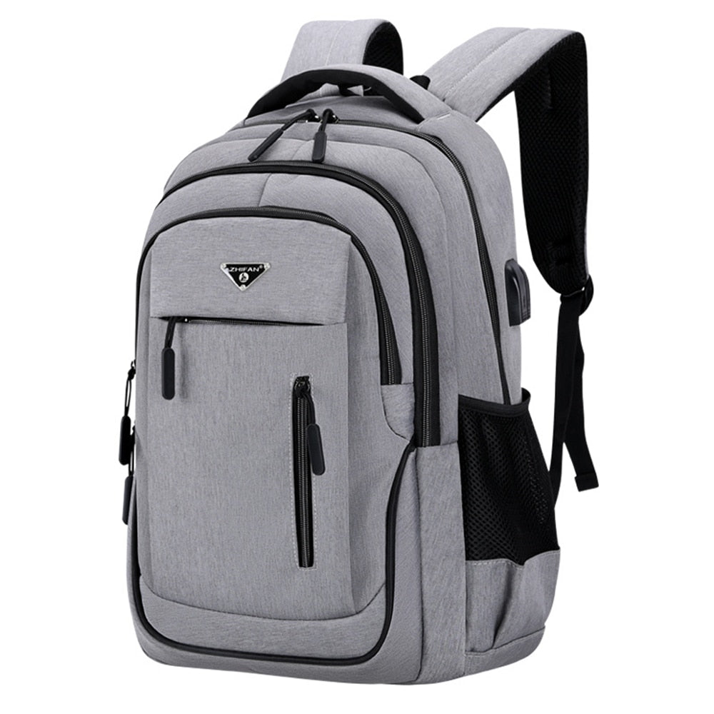 Large 15.6 Inch /17.3 Inch Laptop Backpack USB Men Computer SchoolBag Business Bag Oxford Waterproof Rucksack College Daypack