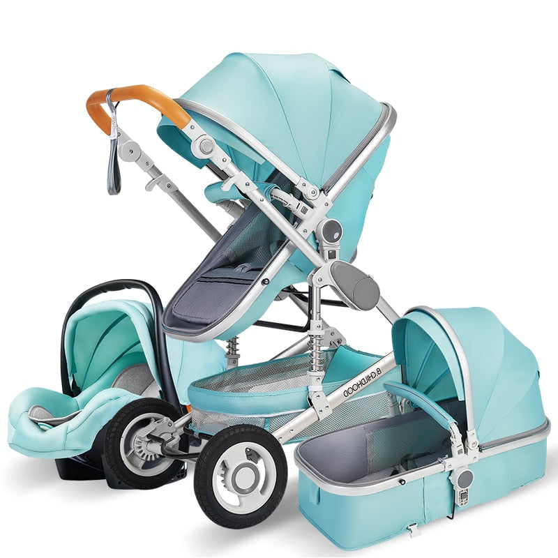 Luxury Baby Stroller High Landview 3 in 1 Baby Stroller Portable Baby Pushchair Baby Pram Baby Comfort for Newborn