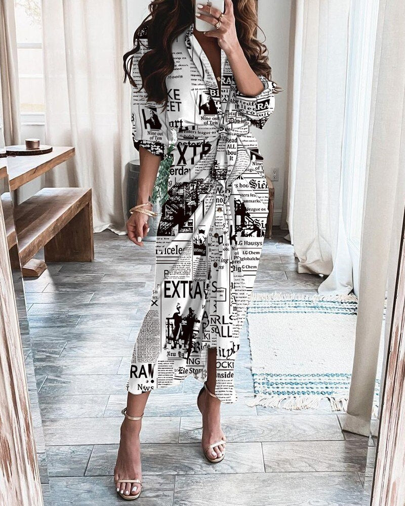Striped Leopard Print Button Women's Dress Spring 2022 Elegantes Ankle Bandage Dress Half Sleeve Vintage Dress Shirt Beach Robe