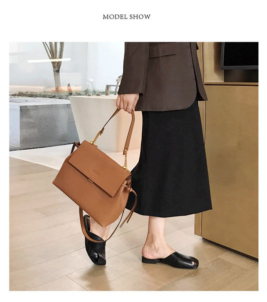 Fashion Design Women's Handbag Genuine Leather Female Shoulder Bags 2021 Vintage Large Luxury Crossbody Bag High Quality
