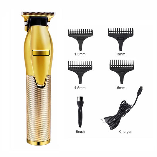 Professional Hair Trimmers T Blade Clippers Barber Rechargeable Beard Shaver for Men Cordless Cutting cut Machines