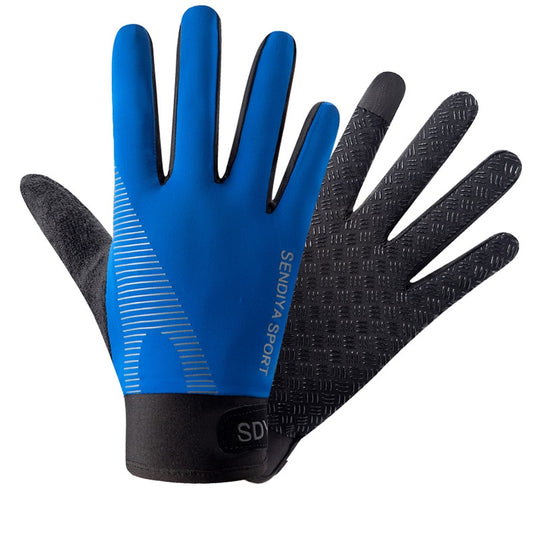 Cycling Breathable Non-Slip Touchscreen Gloves Outdoor Mountaineering Climbing Fitness Sun Proof Ultra-thin Fabric Bike Gloves