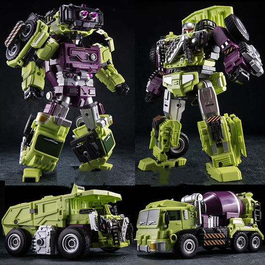 Collectible Figure Transformation G1 Combiner Devastator Hook Mixer Track Bonecrusher Scavenger DB Robot GT 01 Action Figure