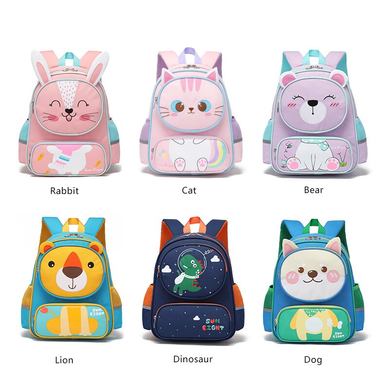 Kindergarten Backpacks 14inch Cartoon Preschool Backpack Cute School Bags Kid Gift