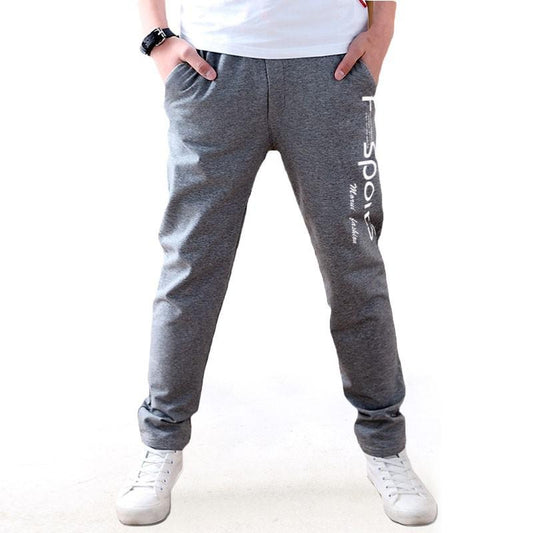 Boys Sport Pants Children Casual Pants Cotton Spring Autumn Boys Long Trousers Kids Letter Clothing Elastic Waist Jogger Pant