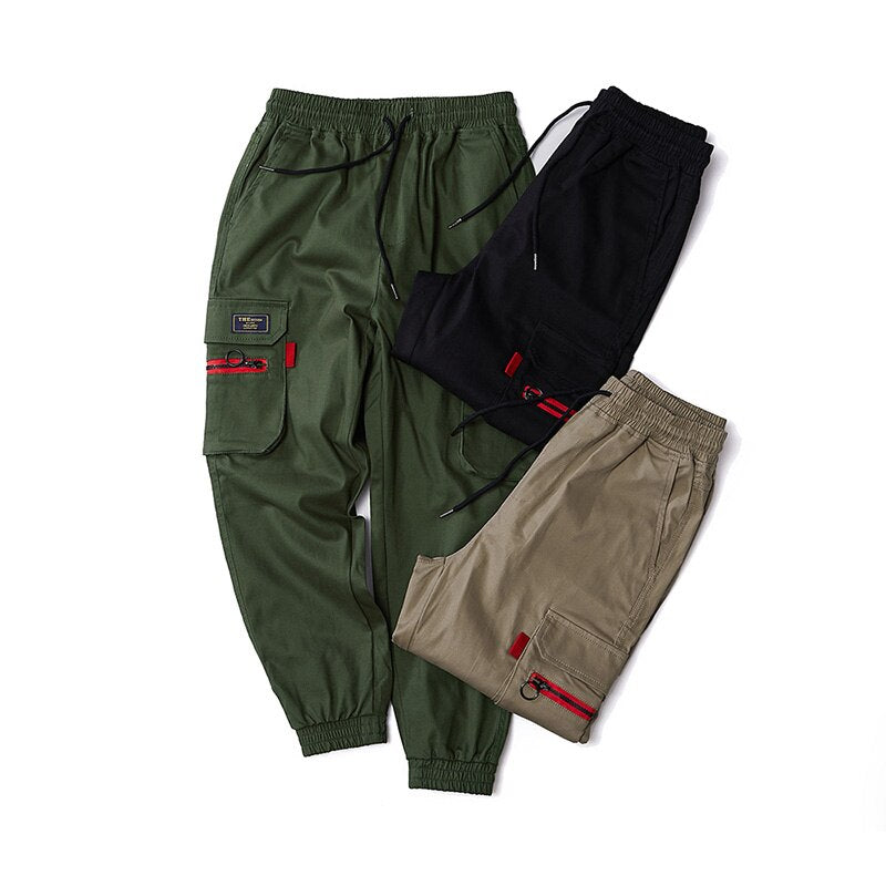 Cargo Pants Men 2021 New Casual Brand Streetwaer High Quality Military Tactical Joggers Multi-Pocket Fashions Harajuku Trousers