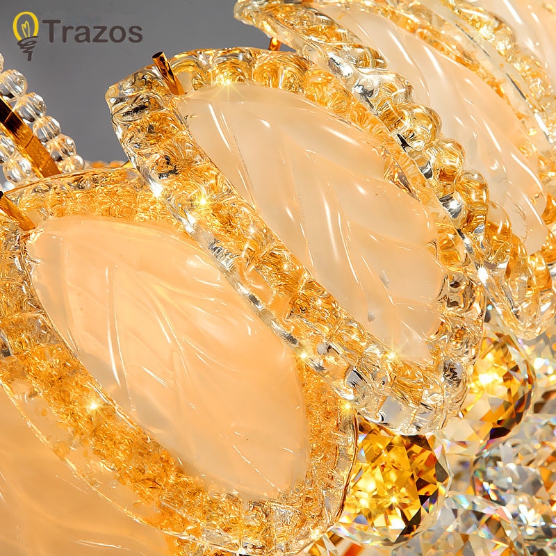 Luxury Crystal Chandeliers Led Lamp For Living room Bedroom Corridor Kitchen Modern Ceiling Chandelier Lighting lustre cristal