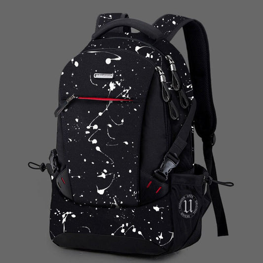 new men's backpack British fashion and leisure college style high quality multi-function large capacity design