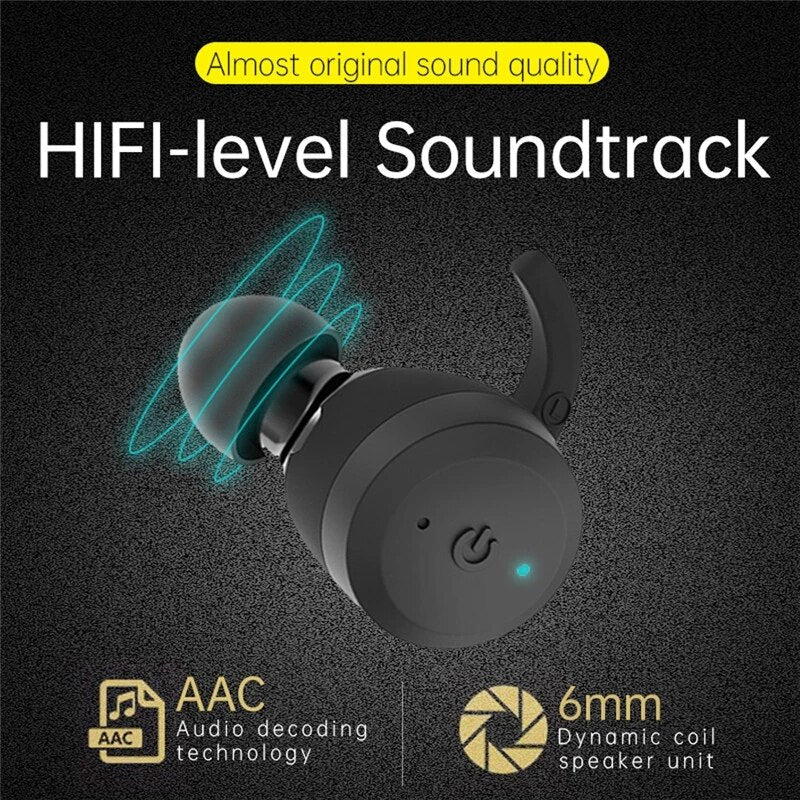 GDLYL 20 Hours Play time Swimming Waterproof Bluetooth Earphone Dual Wear Style Sport Wireless Headset TWS Ipx7 Earbuds Stereo