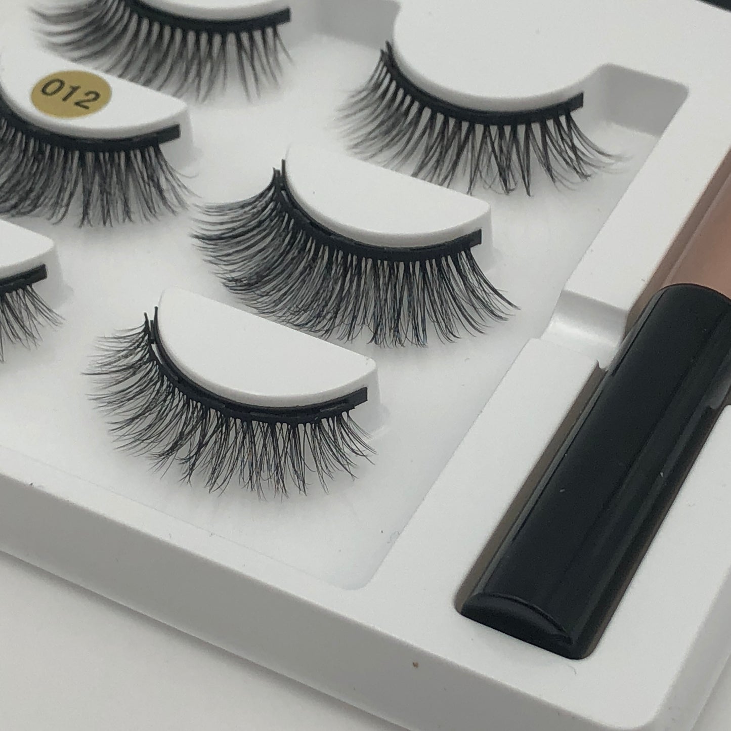 Magnetic Eyelashes 3D Mink Eyelashes Makeup Magnetic Lashes Eyeliner Tweezers Set Natural False Lashes Short Faux Cils