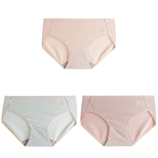 High Quality 3Pcs Womens Panties Cotton Panties Briefs Women Underwear Lingerie Femme Bow-knot Underpants Women's Intimates
