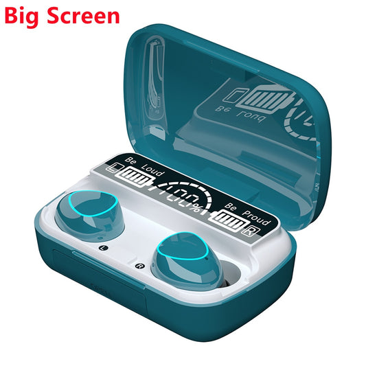 Wireless Earphones Bluetooth-compatible Headphone 9D TWS Stereo Sports Waterproof Earbuds Headsets With Microphone Charging Box