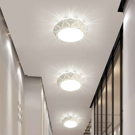 Modern Ceiling Lights Hollow Ceiling Lamp Nordic Plafonnier LED Vintage Light Fixtures For Living Room Bedroom Home Foyer 3W&5W