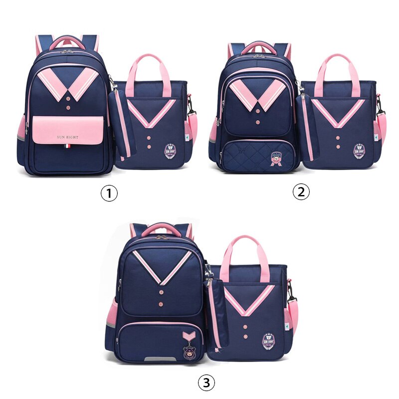 SUN EIGHT Hot Primary School Bag Waterproof Backpacks For Girls Pencil Box Kids Bookbags Mochila